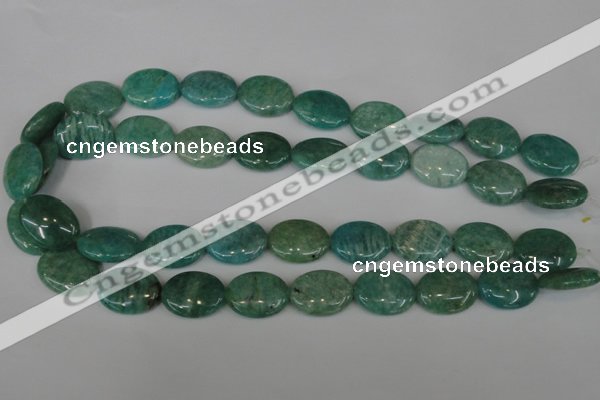 CAM1022 15.5 inches 15*20mm oval natural Russian amazonite beads