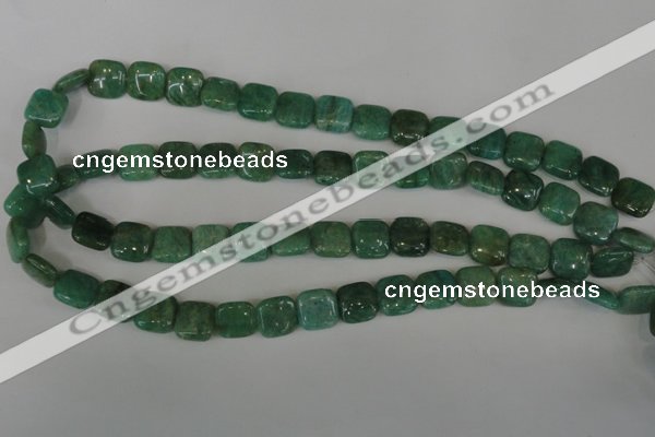 CAM1026 15.5 inches 12*12mm square natural Russian amazonite beads