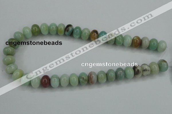 CAM103 15.5 inches 10*14mm rondelle amazonite gemstone beads