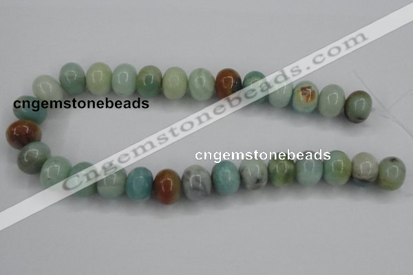 CAM104 15.5 inches 13*18mm rondelle amazonite gemstone beads