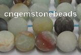 CAM1101 15.5 inches 6mm round matte amazonite beads wholesale