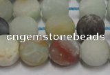 CAM1102 15.5 inches 8mm round matte amazonite beads wholesale