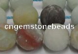 CAM1106 15.5 inches 16mm round matte amazonite beads wholesale