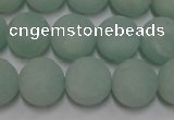 CAM1111 15.5 inches 6mm round matte amazonite beads wholesale