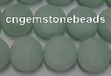 CAM1113 15.5 inches 10mm round matte amazonite beads wholesale