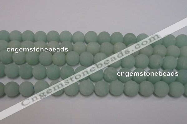 CAM1113 15.5 inches 10mm round matte amazonite beads wholesale