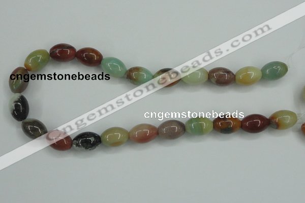 CAM112 15.5 inches 13*18mm rice amazonite gemstone beads wholesale