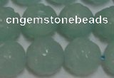 CAM1126 15.5 inches 16mm carved round amazonite beads wholesale