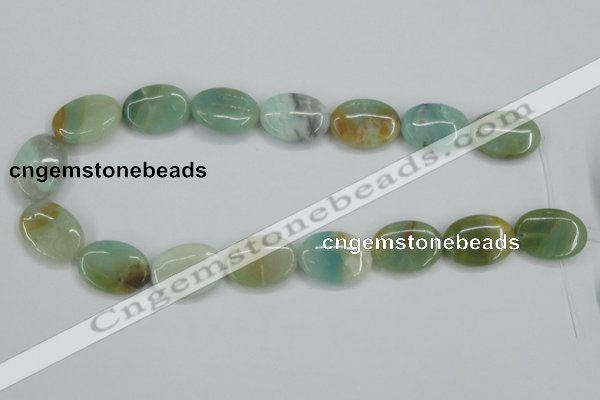CAM120 15.5 inches 18*25mm oval amazonite gemstone beads wholesale