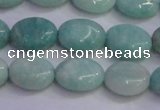 CAM1200 15.5 inches 8*11mm oval Russian amazonite beads