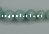 CAM125 15.5 inches multi-size round amazonite gemstone beads