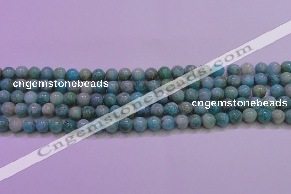 CAM1251 15.5 inches 6mm round natural Russian amazonite beads