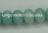 CAM127 15.5 inches 12*16mm rondelle amazonite gemstone beads