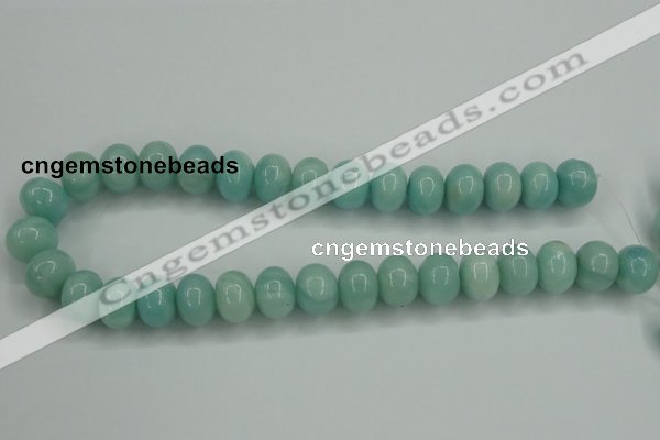 CAM127 15.5 inches 12*16mm rondelle amazonite gemstone beads