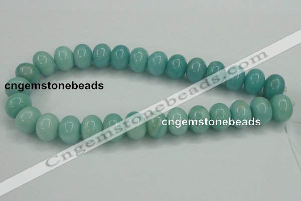 CAM128 15.5 inches 13*18mm rondelle amazonite gemstone beads