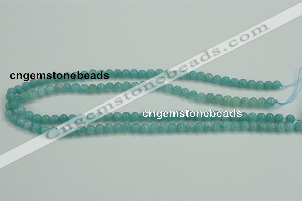 CAM134 15.5 inches 6mm round amazonite gemstone beads wholesale