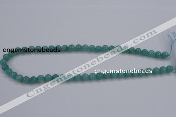 CAM135 15.5 inches 8mm round amazonite gemstone beads wholesale