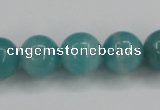 CAM138 15.5 inches 14mm round amazonite gemstone beads wholesale