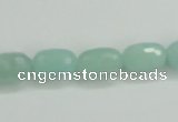 CAM139 15.5 inches 8*12mm faceted drum amazonite gemstone beads