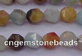 CAM1412 15.5 inches 8mm faceted nuggets amazonite gemstone beads