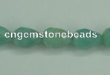 CAM142 15.5 inches 10*14mm faceted teardrop amazonite gemstone beads