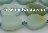 CAM1422 15.5 inches 13*18mm flat teardrop Chinese amazonite beads