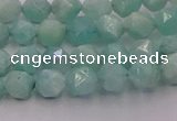 CAM1436 15.5 inches 6mm faceted nuggets amazonite gemstone beads