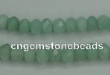 CAM144 15.5 inches 5*8mm faceted rondelle amazonite gemstone beads