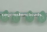 CAM145 10*14mm top-drilled teardrop amazonite gemstone beads