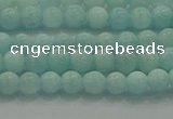 CAM1500 15.5 inches 4mm round natural peru amazonite beads