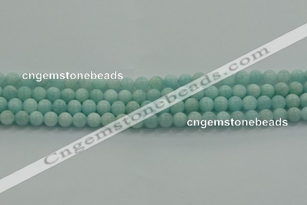 CAM1501 15.5 inches 6mm round natural peru amazonite beads