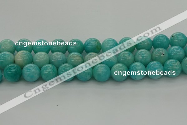 CAM1556 15.5 inches 16mm round natural peru amazonite beads