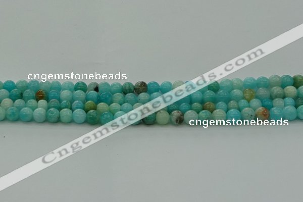 CAM1571 15.5 inches 6mm round Russian amazonite beads wholesale