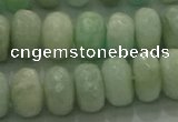 CAM1613 15.5 inches 6*10mm faceted rondelle peru amazonite beads