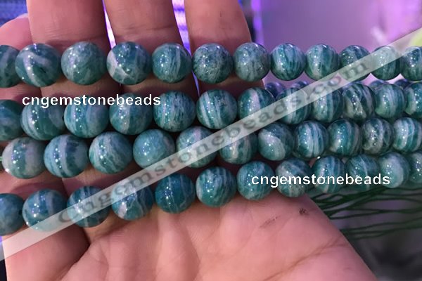 CAM1653 15.5 inches 10mm round Russian amazonite gemstone beads