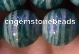 CAM1655 15.5 inches 14mm round Russian amazonite gemstone beads