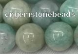 CAM1684 15.5 inches 12mm round natural amazonite beads wholesale