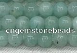 CAM1685 15.5 inches 4mm round natural amazonite beads wholesale