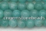 CAM1690 15.5 inches 4mm round natural amazonite gemstone beads