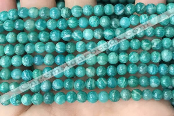 CAM1701 15.5 inches 5.5mm round Russian amazonite beads