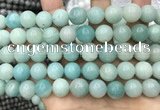 CAM1734 15.5 inches 12mm round amazonite gemstone beads