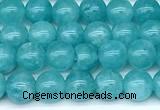 CAM1790 15 inches 6mm round amazonite gemstone beads