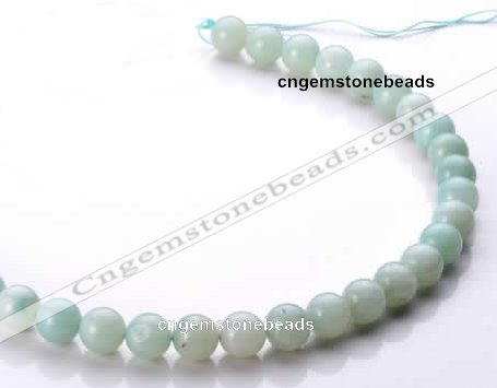 CAM18 15.5 inches round natural amazonite 10mm beads wholesale