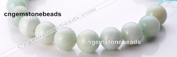 CAM23 15.5 inches natural amazonite round 20mm beads Wholesale