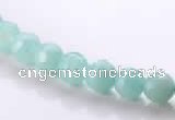 CAM26 faceted round 6mm natural amazonite stone beads wholesale