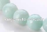 CAM30 natural amazonite faceted round 14mm stone beads Wholesale