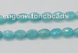 CAM302 15.5 inches 6*8mm oval natural peru amazonite beads wholesale