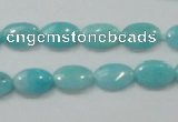 CAM303 15.5 inches 8*12mm oval natural peru amazonite beads wholesale