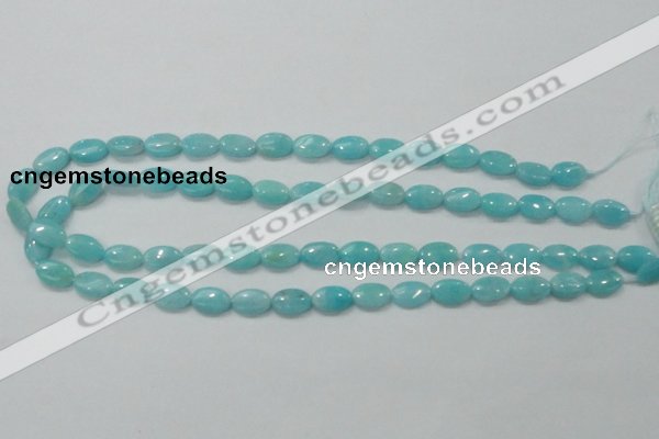 CAM303 15.5 inches 8*12mm oval natural peru amazonite beads wholesale