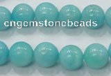 CAM309 15.5 inches 12mm round natural peru amazonite beads wholesale